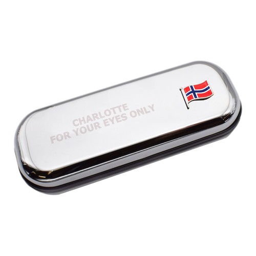 Norwegen welle flagge gravur - &,