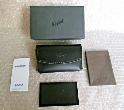 Schwarzes persol brillenetui - persol, +