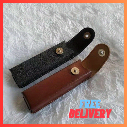 Leder brillenetui slim - leder,