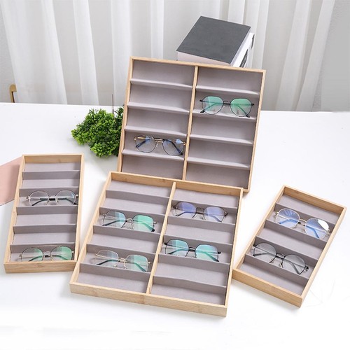 Bambus sonnenbrille organizer - sonnenbrille,